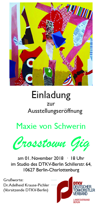 Vernissage Maxie von Schwerin DTKV Studio Nov 2018
